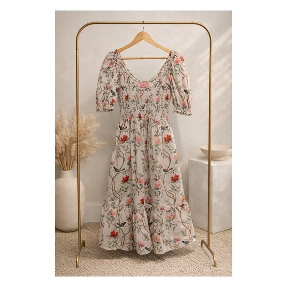 Hill House Dresses & Skirts - Hill House - "Diane Hill" Artist's Edition Nap Dress in Pink Floral - Size: M